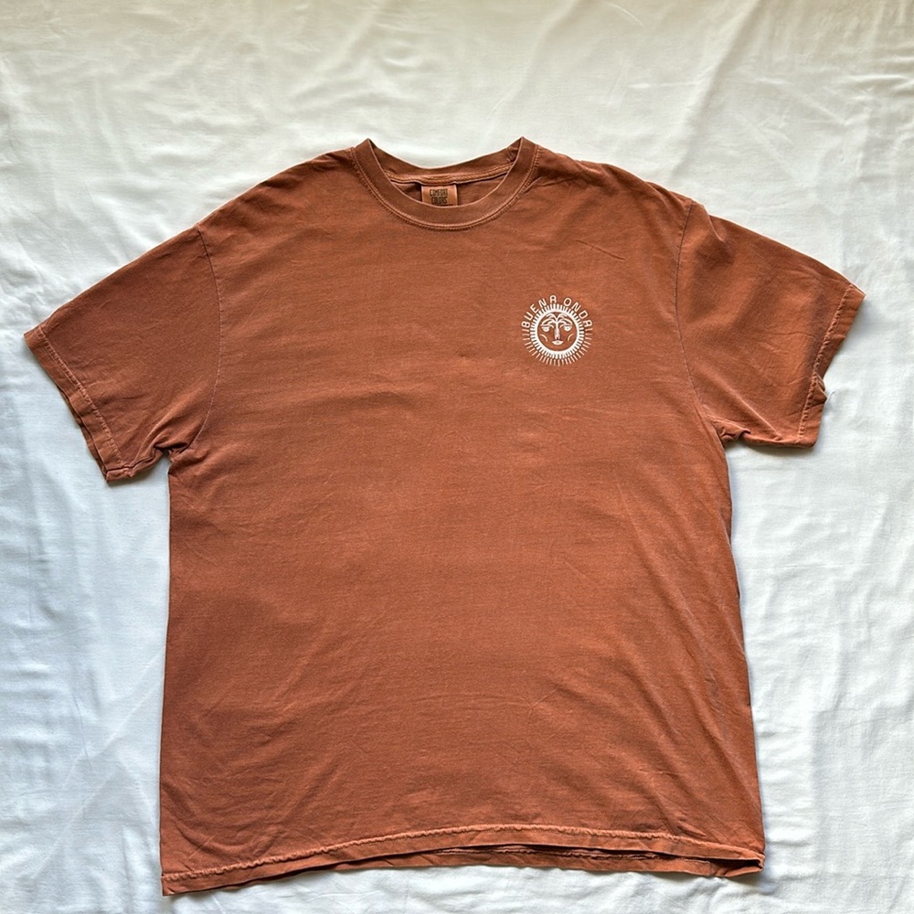 Comfort Colors Buena Onda Print Orange T-Shirt